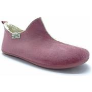 Chaussons La Maison De L'espadrille bottillon laine rose