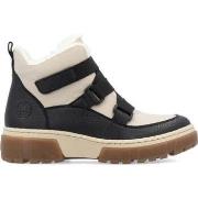 Bottines Rieker black casual closed ladies mid height boots