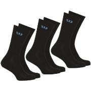 Chaussettes Wilson LOT DE 3 PAIRES DE CHAUSSETTES NOIR