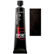 Soins cheveux Goldwell TOPCHIC permanent hair color 2N 60 ml