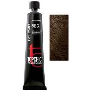 Soins cheveux Goldwell TOPCHIC permanent hair color 5BG 60 ml