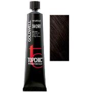 Soins cheveux Goldwell TOPCHIC permanent hair color 5N@RR 60 ml