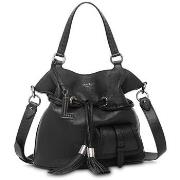 Sac à main Lancel Sac Seau M 1Er Flirt A10110UXTU Noir/Argent