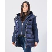 Manteau Yes Zee veste longue à capuche et col montant