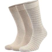 Chaussettes hautes Suitable Chaussettes Lot de 3 Impression Ecru