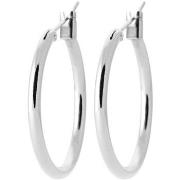 Boucles oreilles Brillaxis Créoles argent 20mm