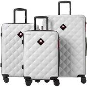 Valise Hello Kitty Set de 3 valises Rigides MARU IVORY