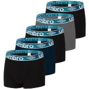 Boxers Umbro Lot de 5 Boxers coton homme uni