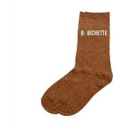 Chaussettes Sud Trading Paire de chaussettes paillettes bichette marro...