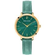 Montre Pierre Lannier CHOUQUETTE Cadran Vert Bracelet Cuir Vert