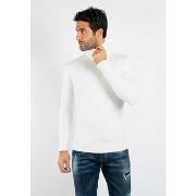 Pull Hollyghost Pull fin col roulé YY02 - Blanc