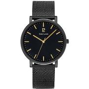 Montre Pierre Lannier Coffret ESSENTIAL Cadran Noir Bracelet Cuir Brun