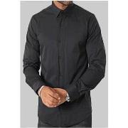 Chemise Kebello Chemise Slim Fit Noir H