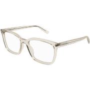 Lunettes de soleil Saint Laurent SL 672 Cadres Optiques, Beige/Transpa...