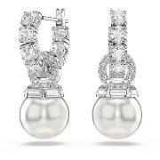 Boucles oreilles Swarovski Boucles d'oreilles créoles Matrix Pearl