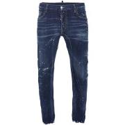 Jeans Dsquared Tidy Biker Jeans bleu