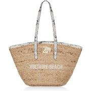 Cabas Zadig &amp; Voltaire LE BEACH BAG VOLTAIRE BEACH marron clair