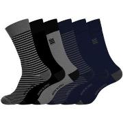 Chaussettes Serge Blanco Lot de 6 Paires de Chaussettes de ville coton...