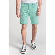 Short Le Temps des Cerises Bermuda jogg bodo bleu turquoise