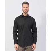 Chemise Gazzarrini Chemise noire à manches longues en coton