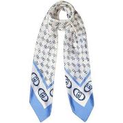 Echarpe Liu Jo Foulard bleu avec logo