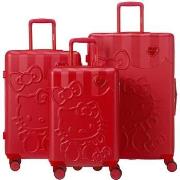 Valise Hello Kitty Set de 3 valises Rigides DOKI RED