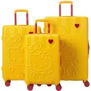 Valise Hello Kitty Set de 3 valises Rigides DOKI YELLOW