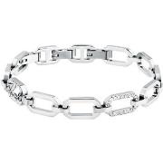 Bijoux Karl Lagerfeld Bracelet en acier et cristal