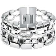 Bijoux Karl Lagerfeld Bracelet en acier et cristal