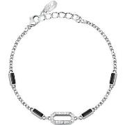 Bijoux Karl Lagerfeld Bracelet en acier et cristal