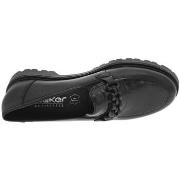 Mocassins Rieker Mocassins cuir talon plat