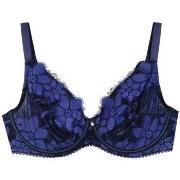 Emboitants Brigitte Bardot Soutien-gorge grand maintien bleu marine Ba...