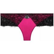 Shorties &amp; boxers Pomm'poire Shorty tanga noir/fuchsia Dragon