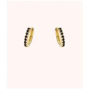 Boucles oreilles Mya Bay Black Delhi Earrings Or