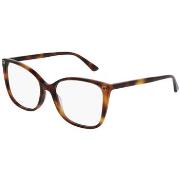 Lunettes de soleil Gucci GG0026O Cadres Optiques, Havana/Transparent, ...