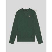 Sweat-shirt Lyle &amp; Scott ML1131V BRUSHED NECK CREW-X311 ARGYLE TEA...