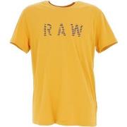 T-shirt G-Star Raw Raw r t dull yellow mc tee