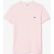 T-shirt Lacoste T-shirt rose clair