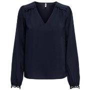 Chemise Only CHEMISIER ONLDUFFY FR L/S LACE - NIGHT SKY - L