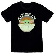 T-shirt Star Wars: The Mandalorian Eat Sleep Levitate