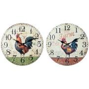 Horloges Signes Grimalt Horloge Murale Gallo Set 2U