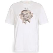 T-shirt Liu Jo T-shirt avec fleurs animalier