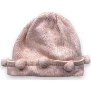 Bonnet enfant Story Loris Bonnet bébé Rose - 3 mois