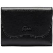 Portefeuille Lacoste Portefeuille femme Ref 64007 000 Noir 12*9.5*3 cm