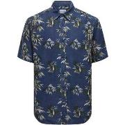 Chemise Only &amp; Sons ONSBOLD REG SS PALM TREE AOP SHIRT