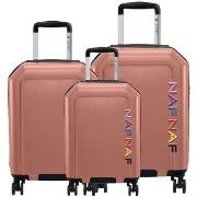 Valise Naf Naf Ensemble de 3 valises S/M/L RAIPONCE PINK GOLD