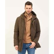 Manteau Yes Zee Manteau pour homme avec capuche et intérieur matelassé