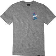 T-shirt Etnies HELP SS TEE GREY HEATHER