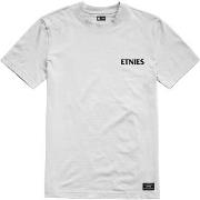 T-shirt Etnies DYSTOPIA FONT SS TEE WHITE