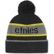 Bonnet Etnies STENCIL POM BEANIE BLACK YELLOW